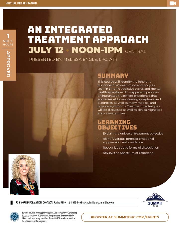 An Integrated Treatment Approach - July 12, 2022